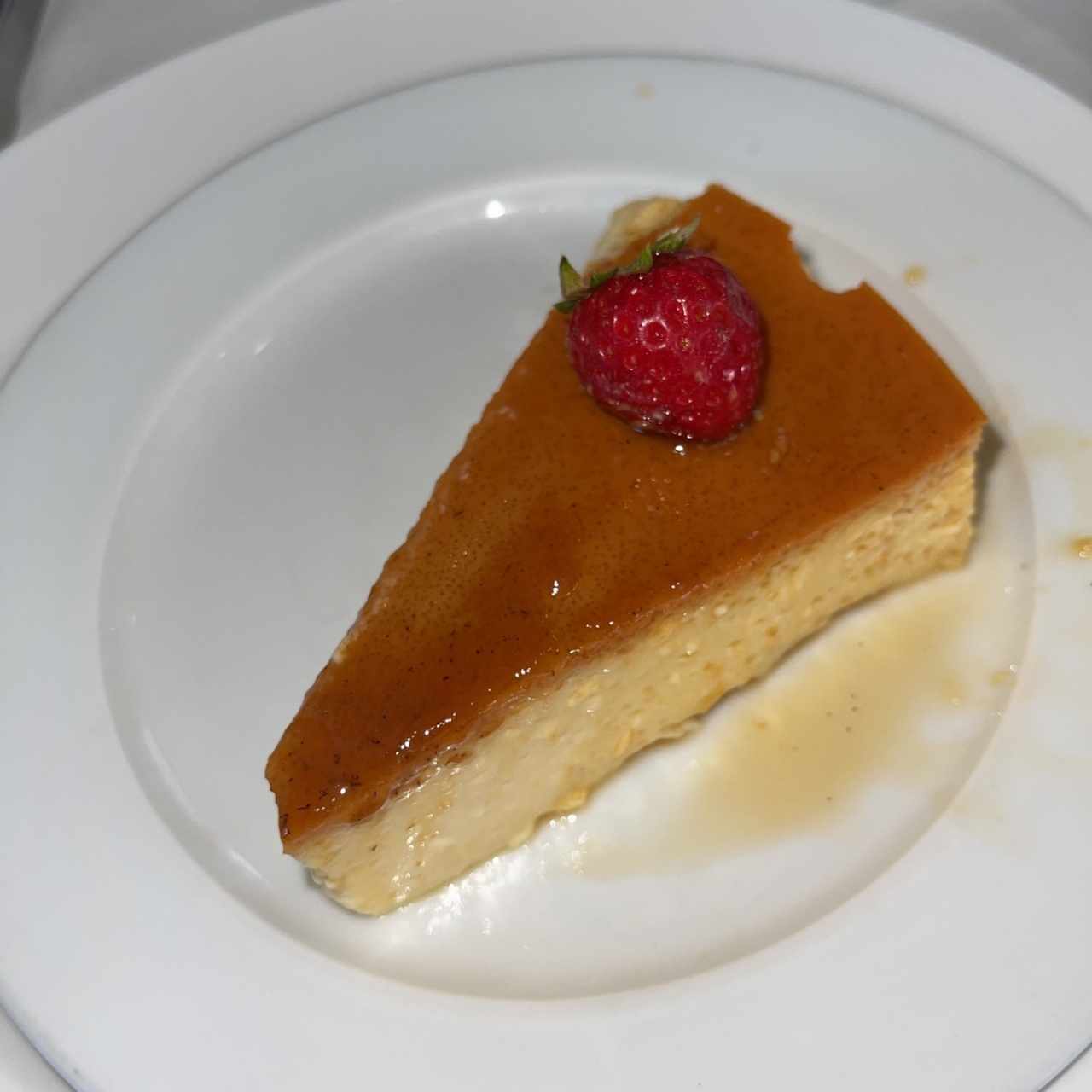 Flan de la casa