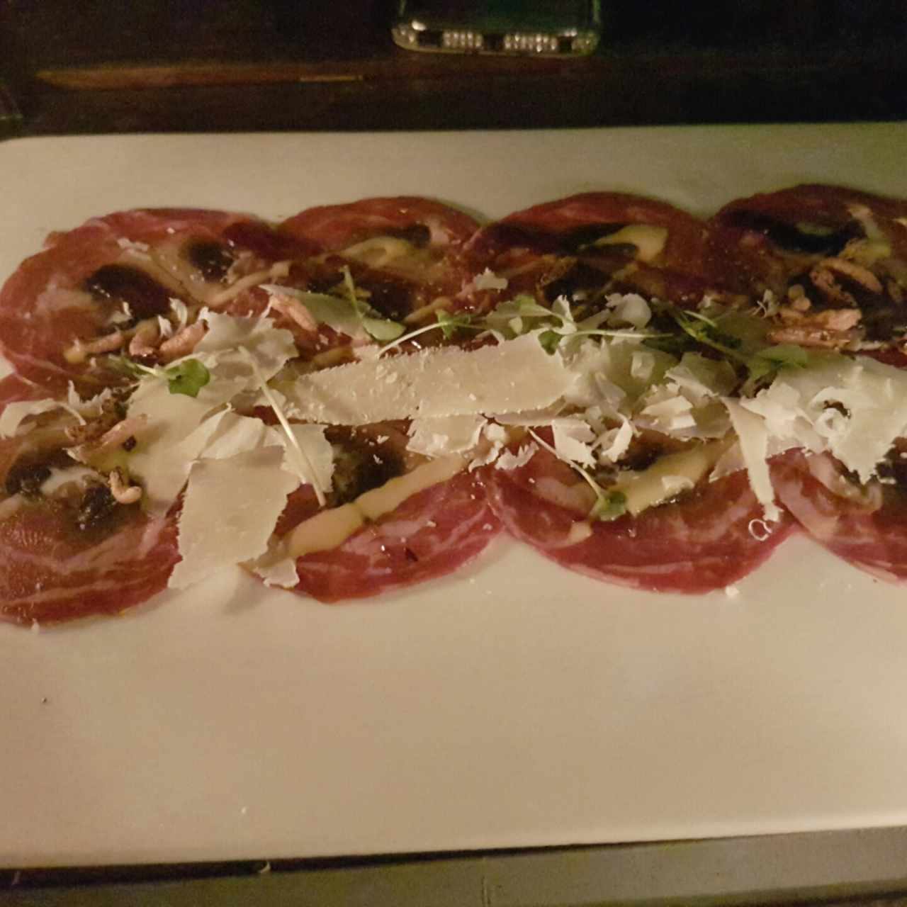 carpaccio de entraña