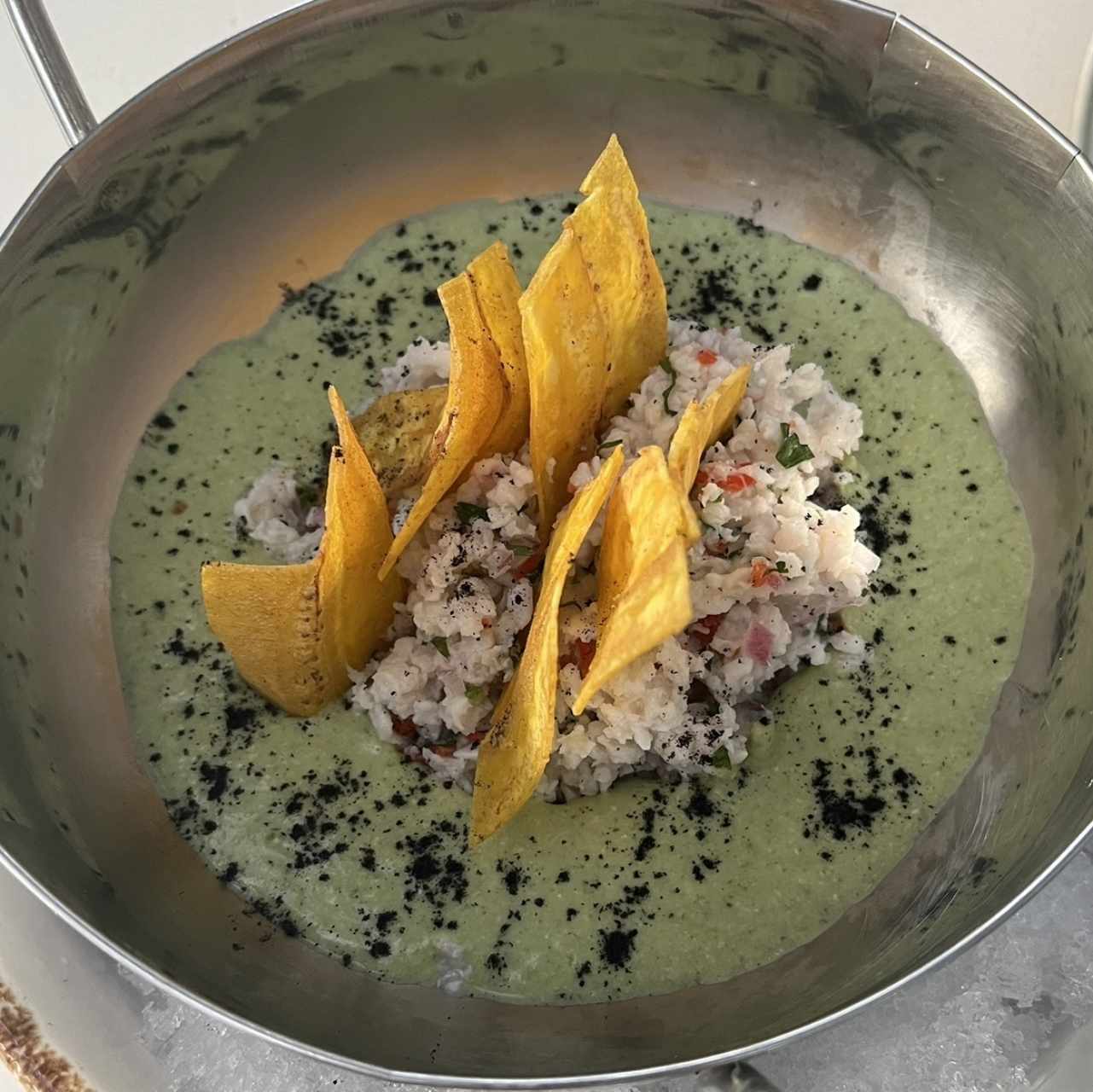 Entradas - Ceviche rallado