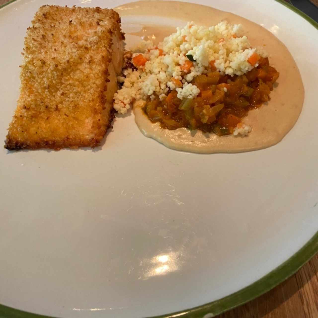 Salmon al grill con cous cous