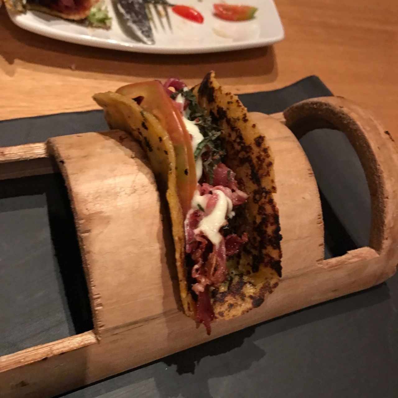 el taco ganador de la noche