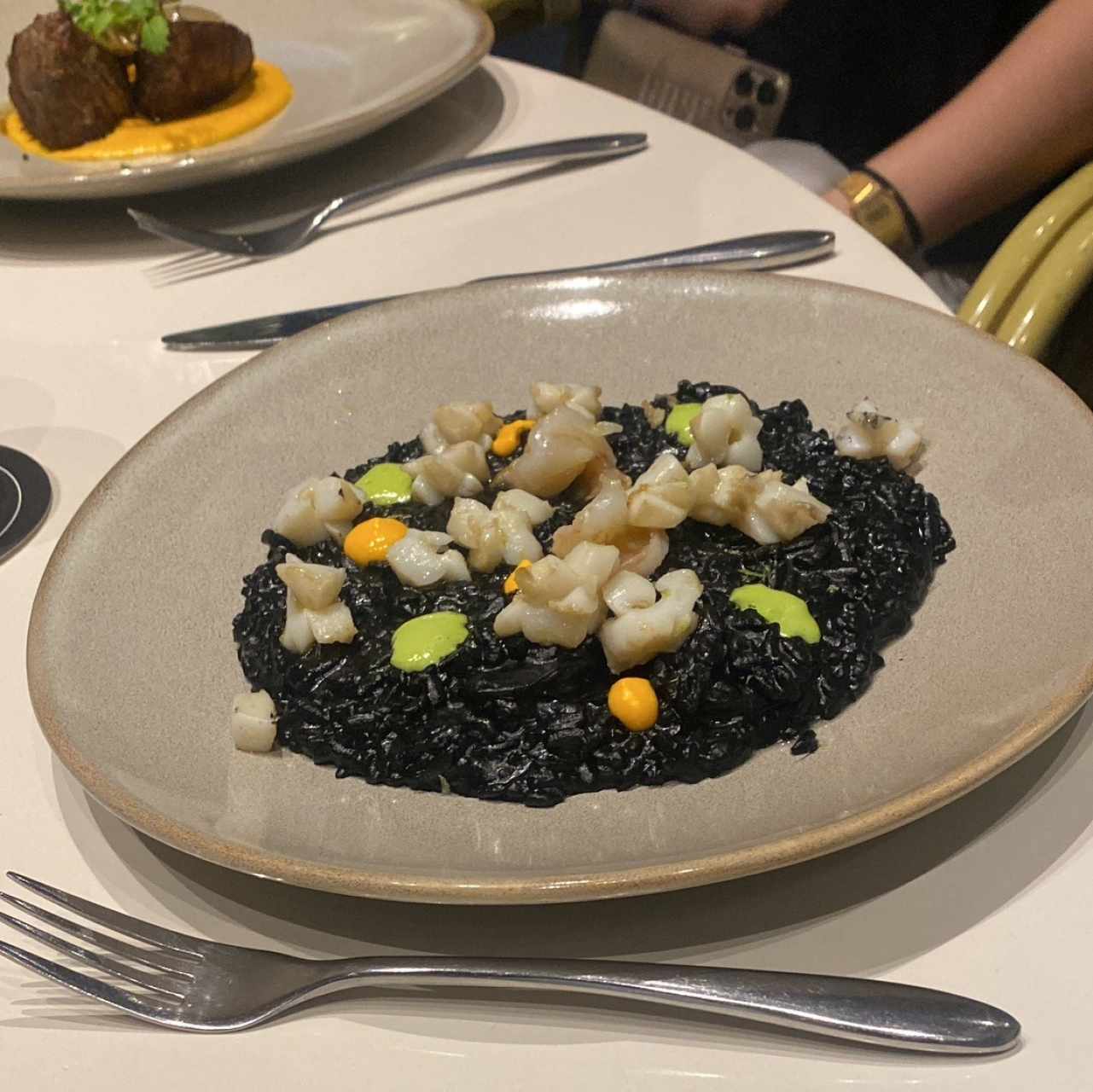 Plato Fuerte - Arroz negro Maito