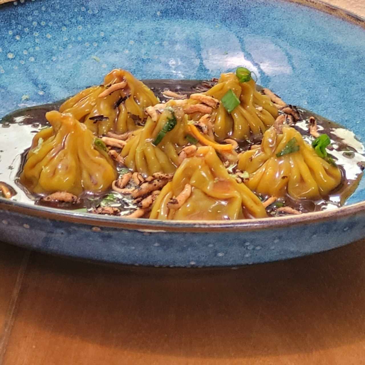 Wonton dumplings de camarón