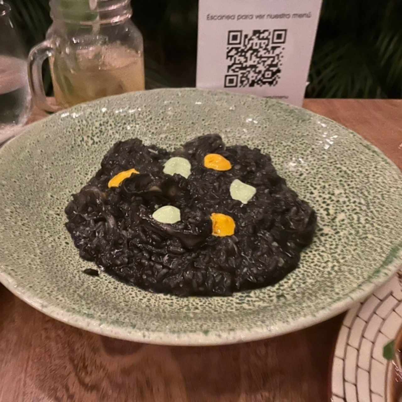 Arroz negro maito