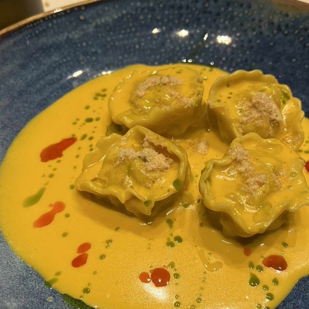 Wonton dumplings de camarón