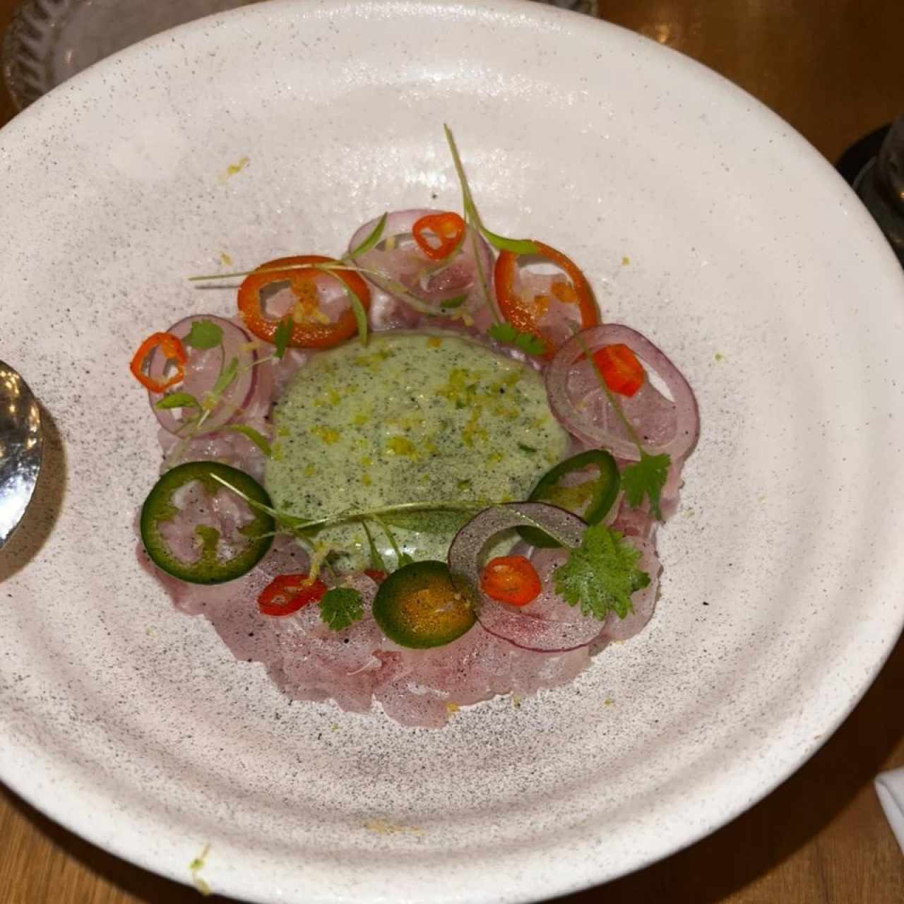 Entradas - Ceviche rallado