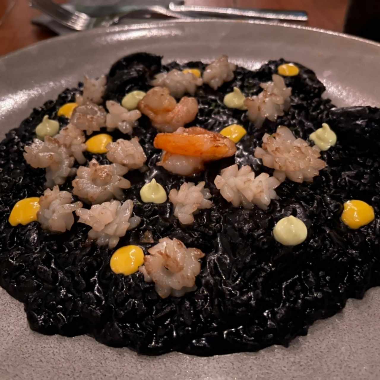 Arroz negro maito