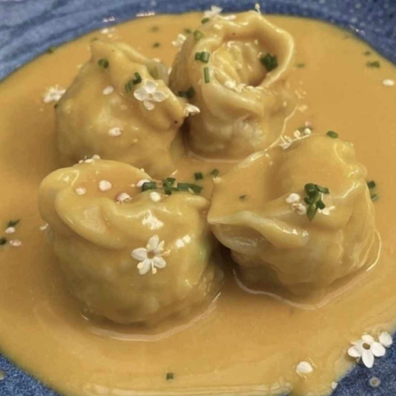 Wanton de camarones 