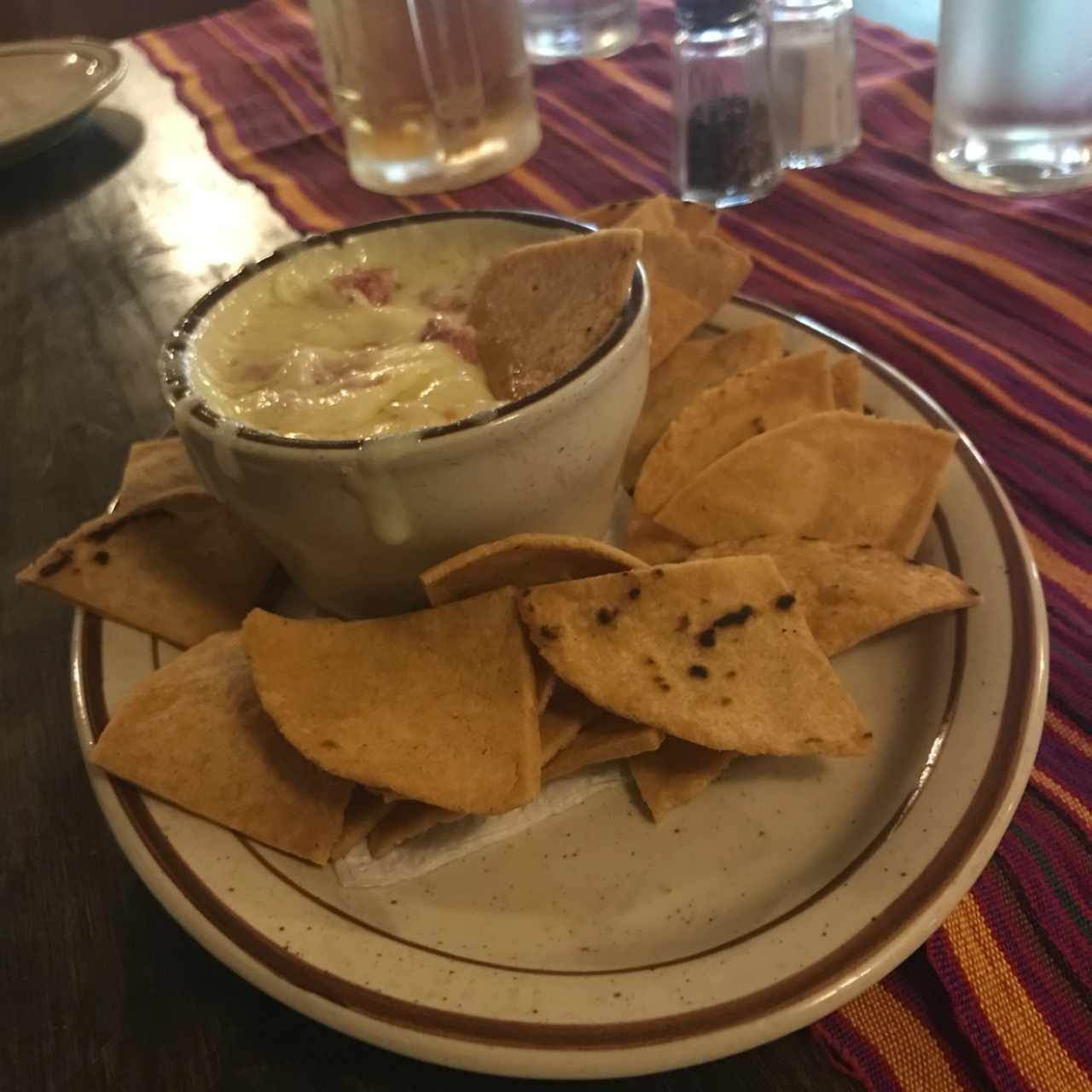 Queso Fundido con chorizo