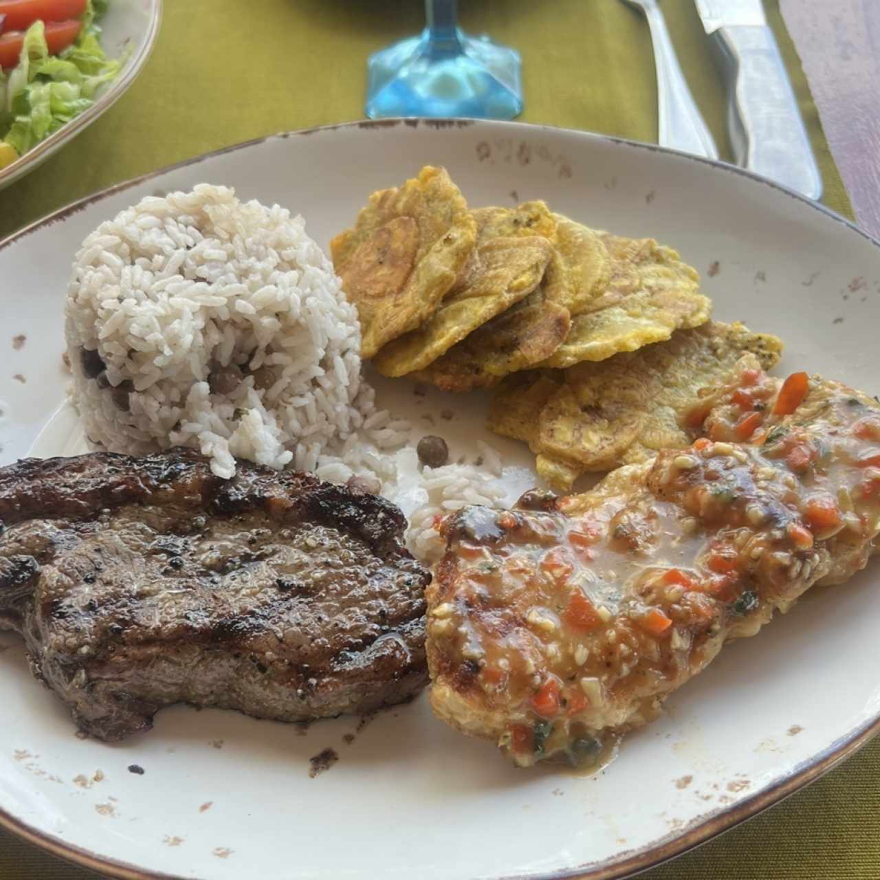 Platos Mixtos - Picaña y corvina