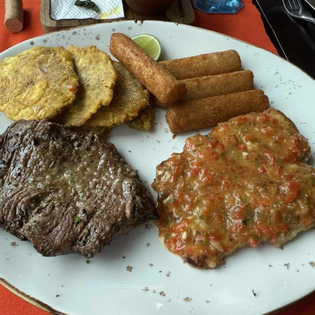 Platos Mixtos - Picaña y corvina