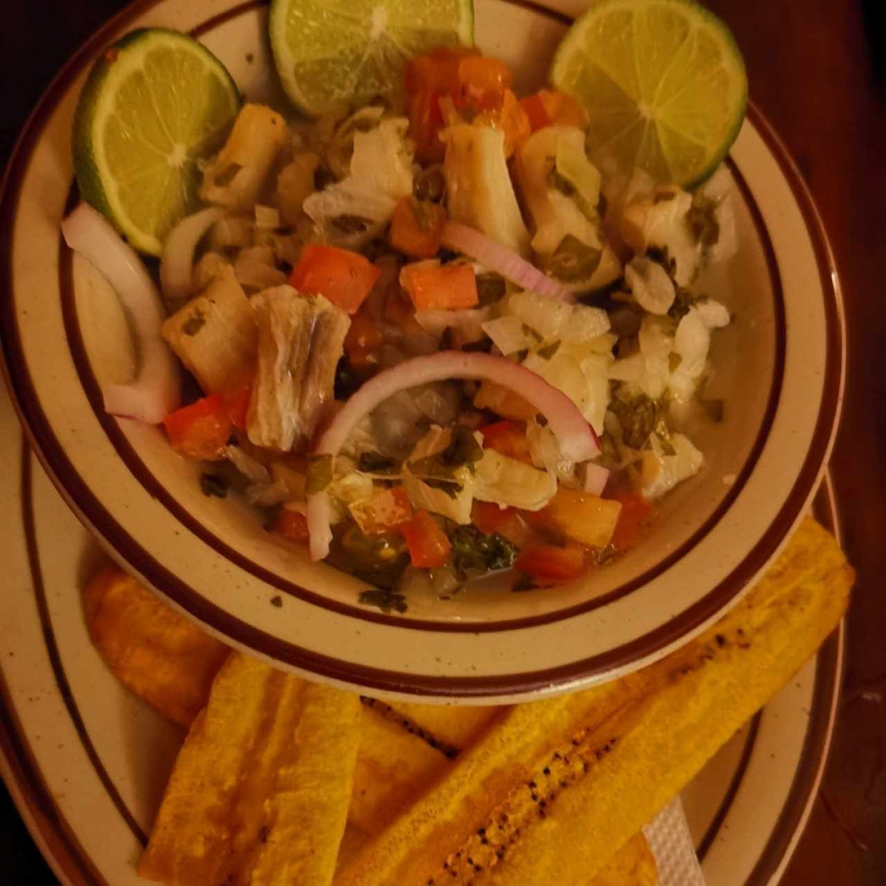 Ceviche de corvina