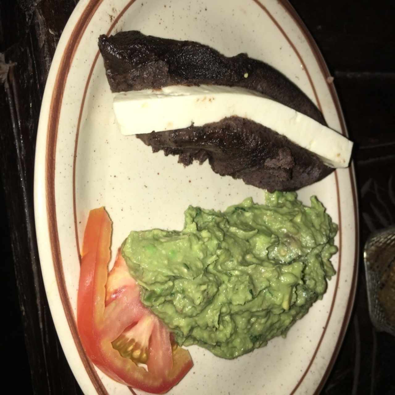 Frijol y guacamole