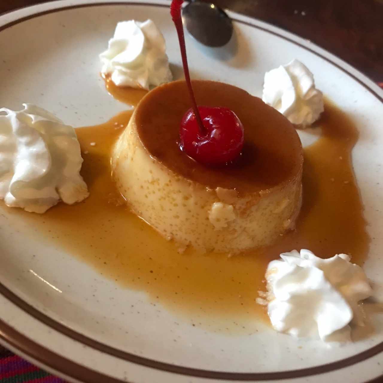 Flan de la casa