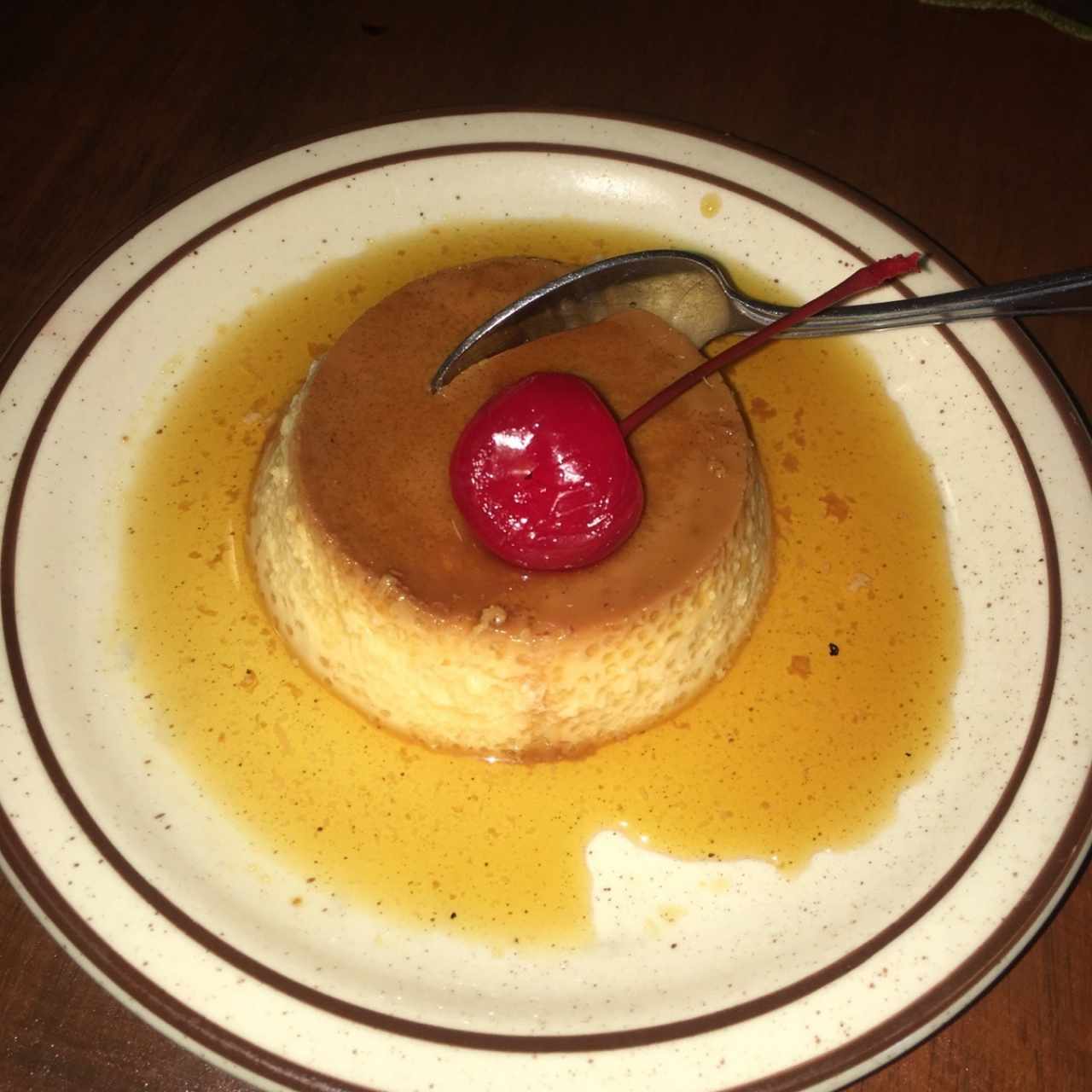 Flan de la casa