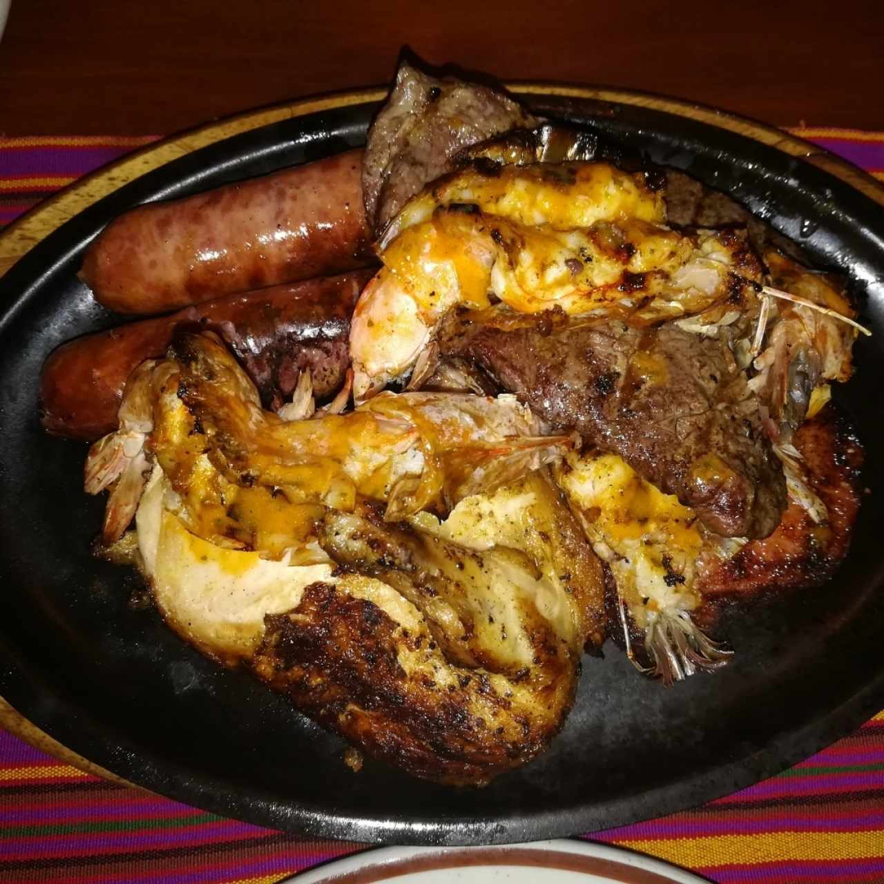 Parrilla Mar y tierra para 2 personas