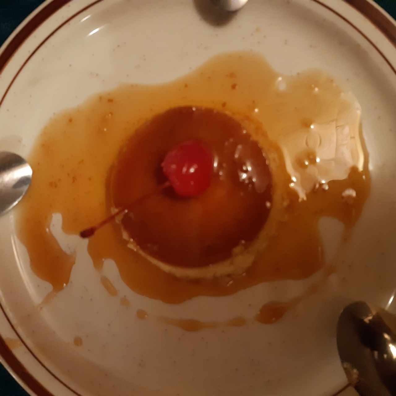 Flan de la casa