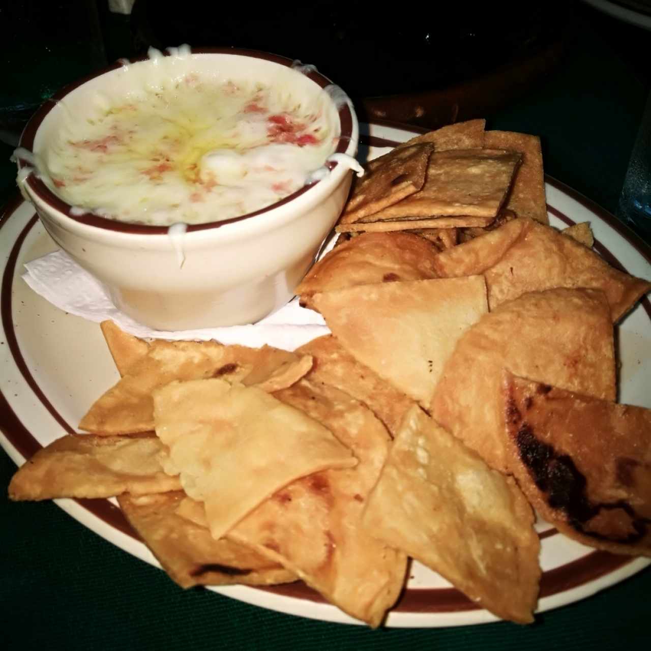 Queso Fundido con chorizo