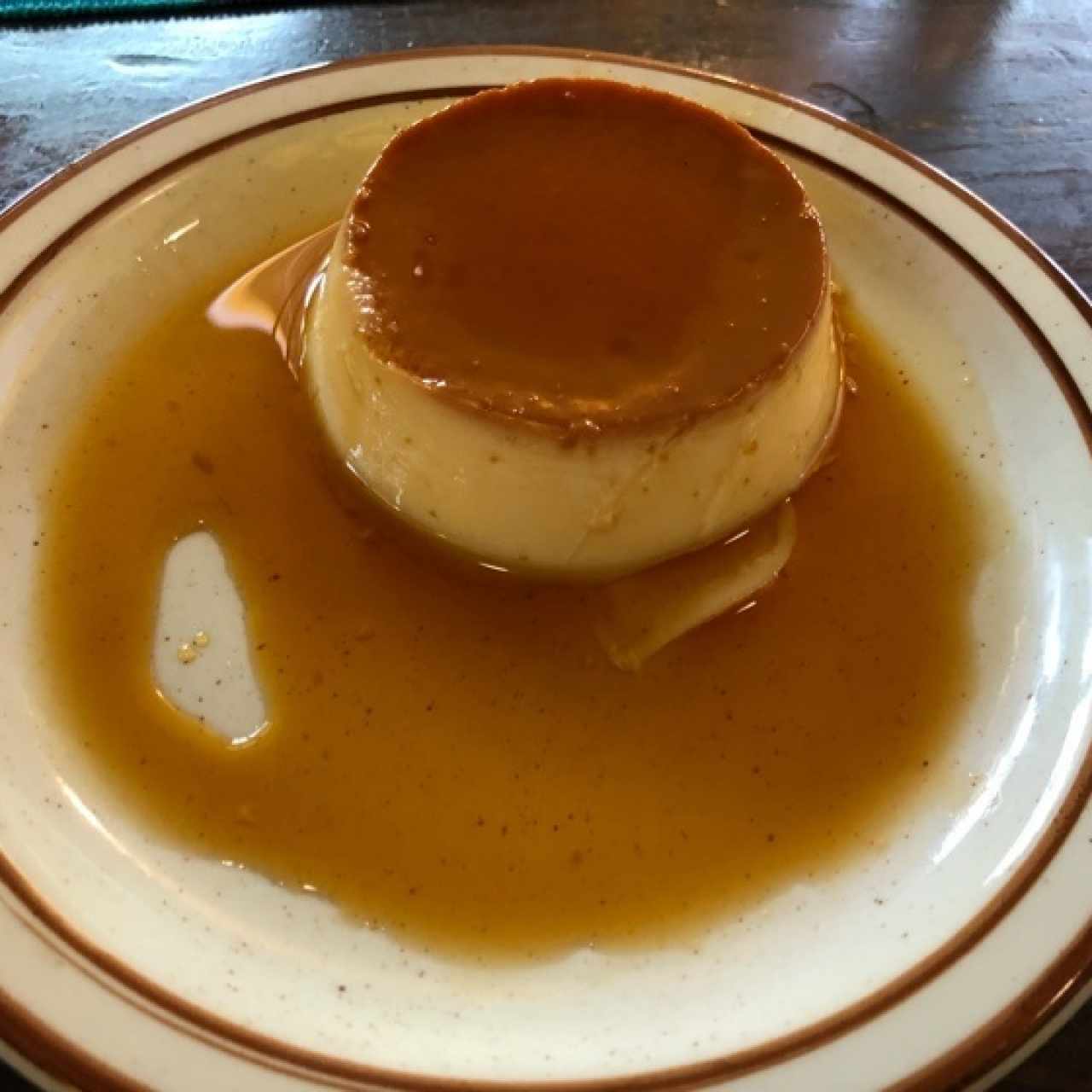 Flan de la casa