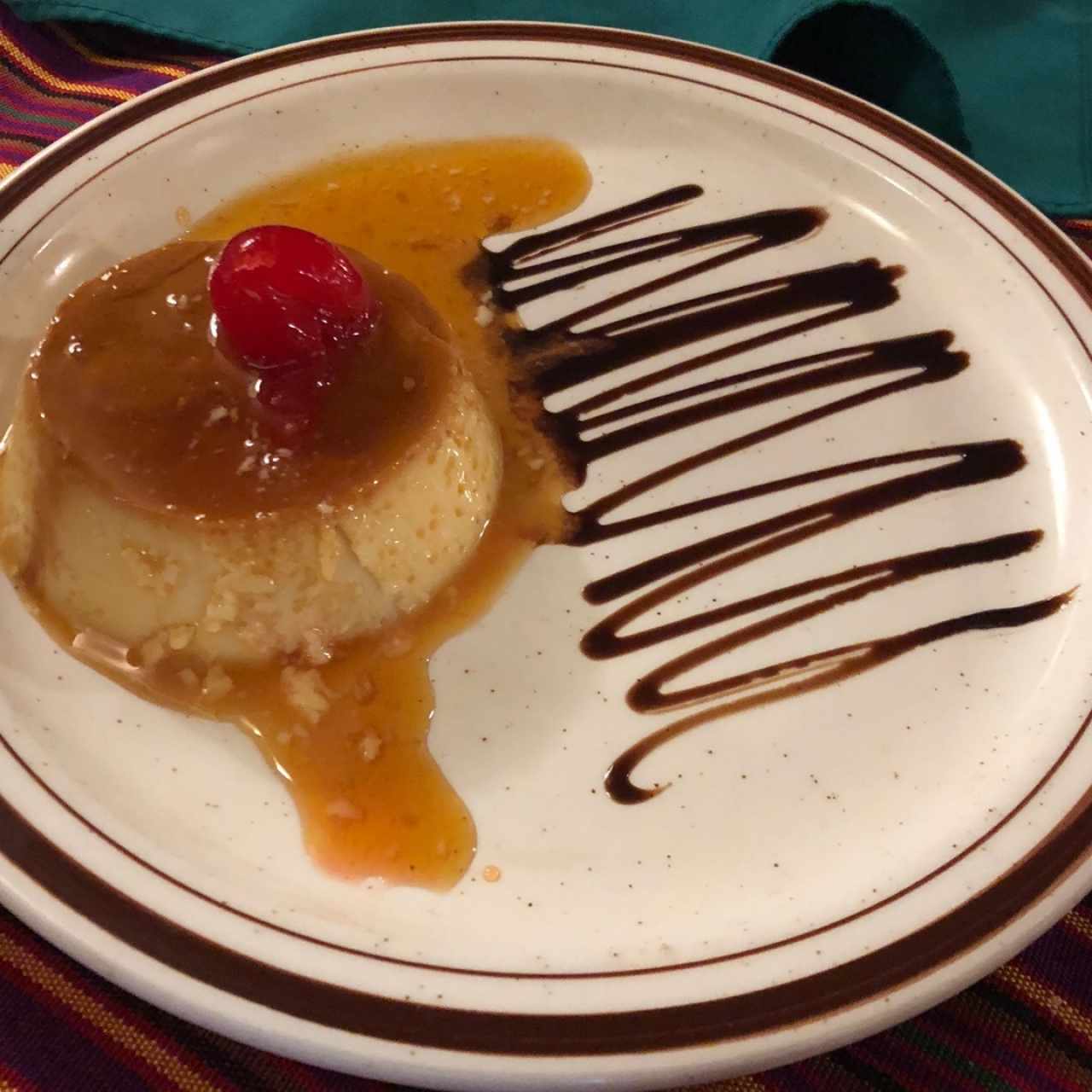 Flan de la casa