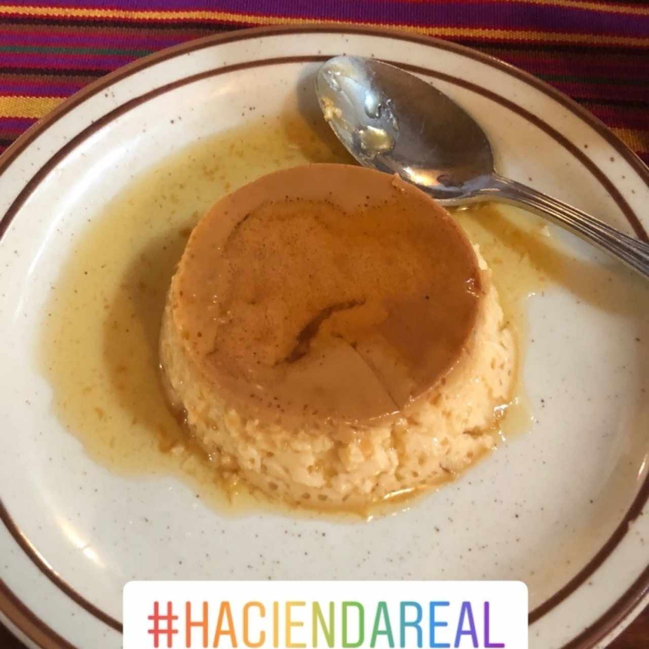 Flan de la casa