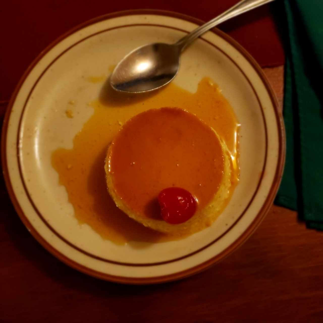 Flan de la casa