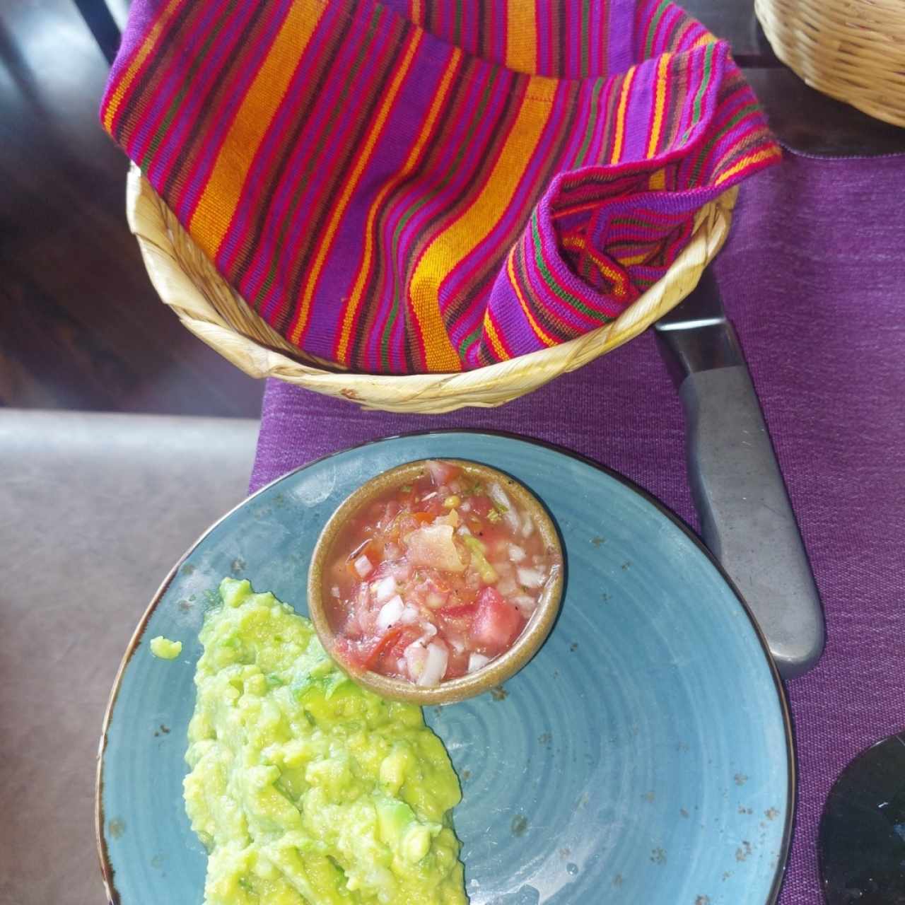 guacamole y pico de gallo