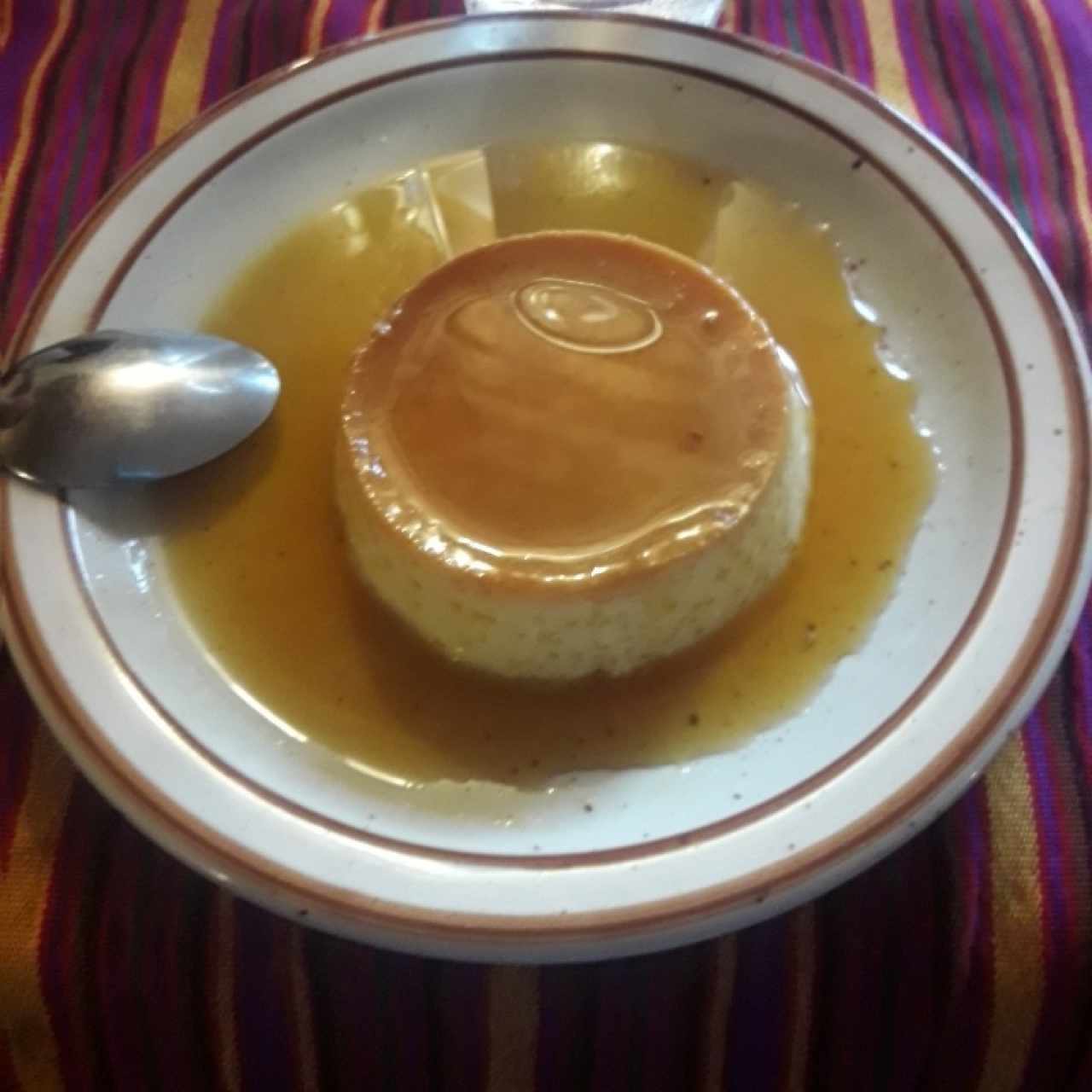 Flan de la casa