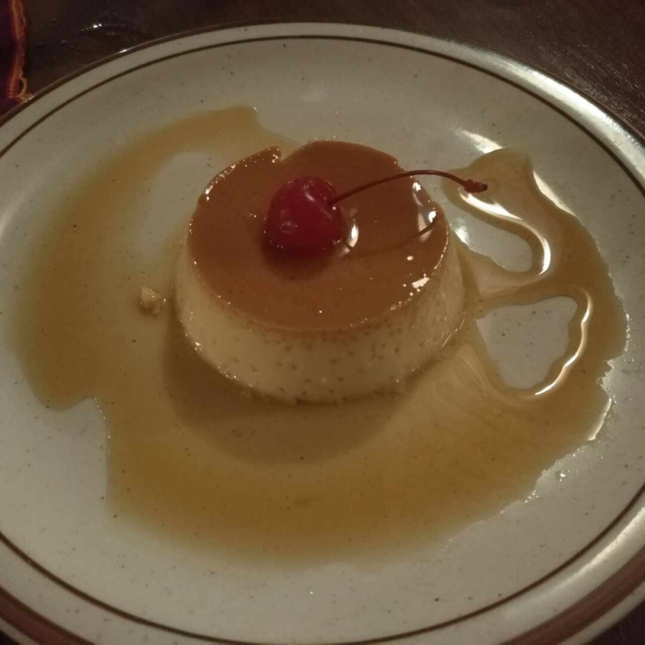 Flan de la casa