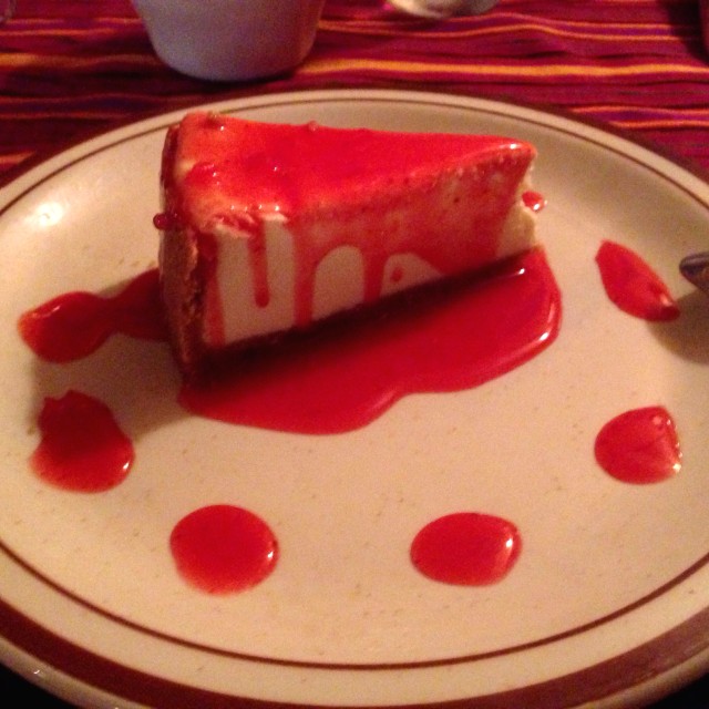 Cheesecake Con Salsa De Maracuya O Fresa