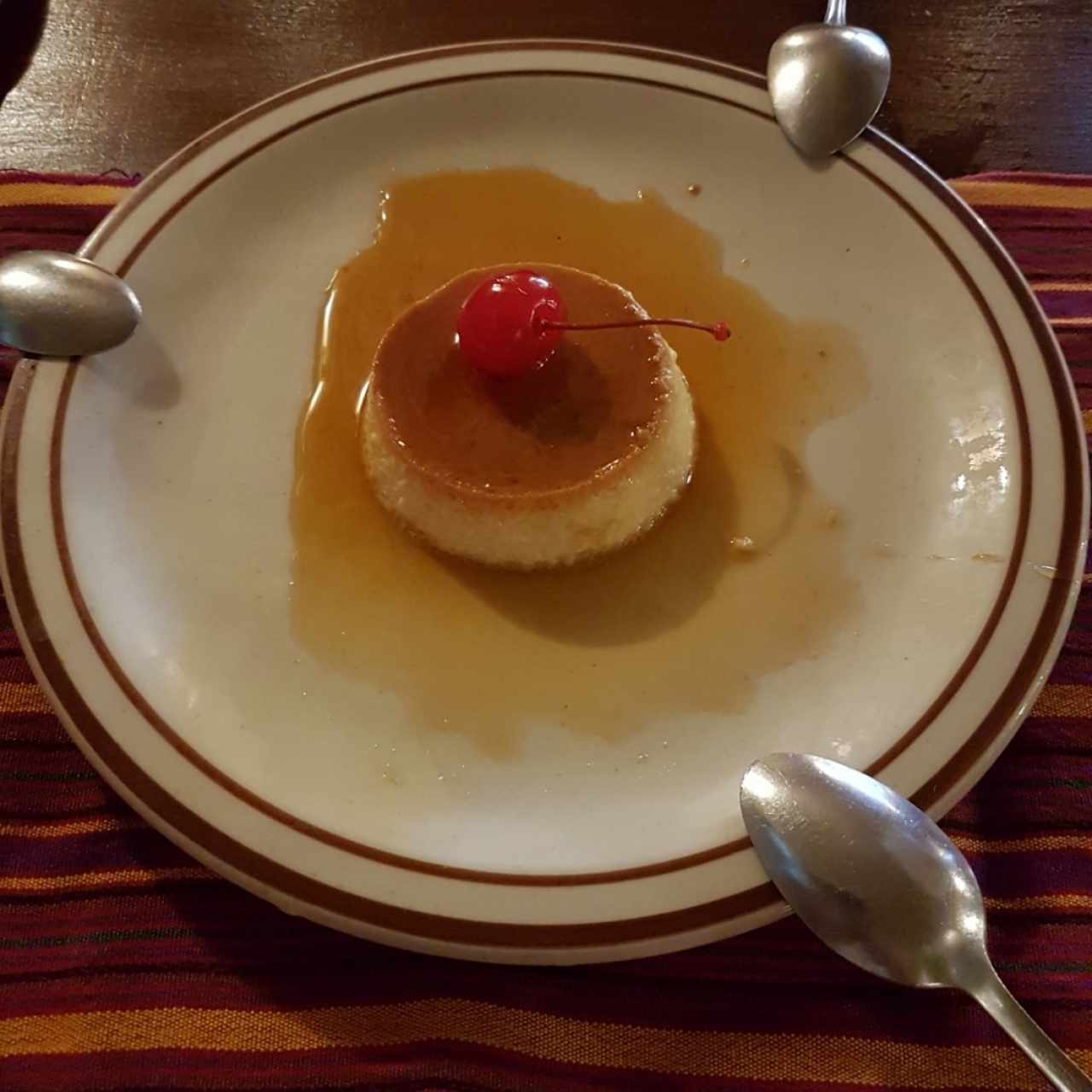 Flan de la casa