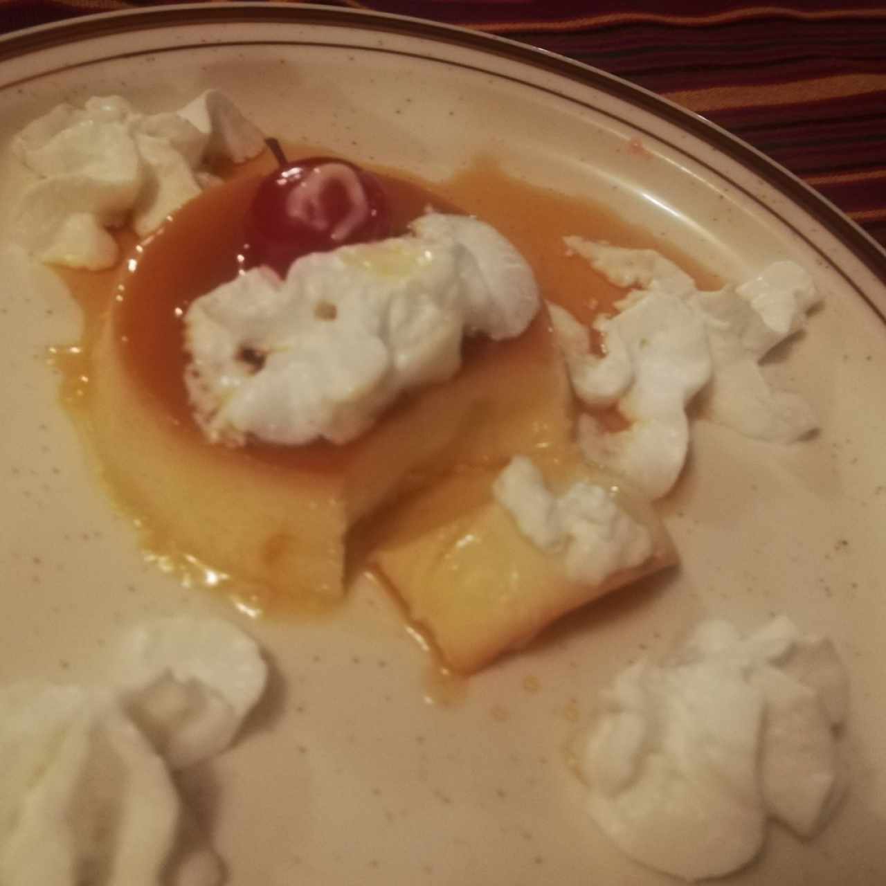 Flan de la casa