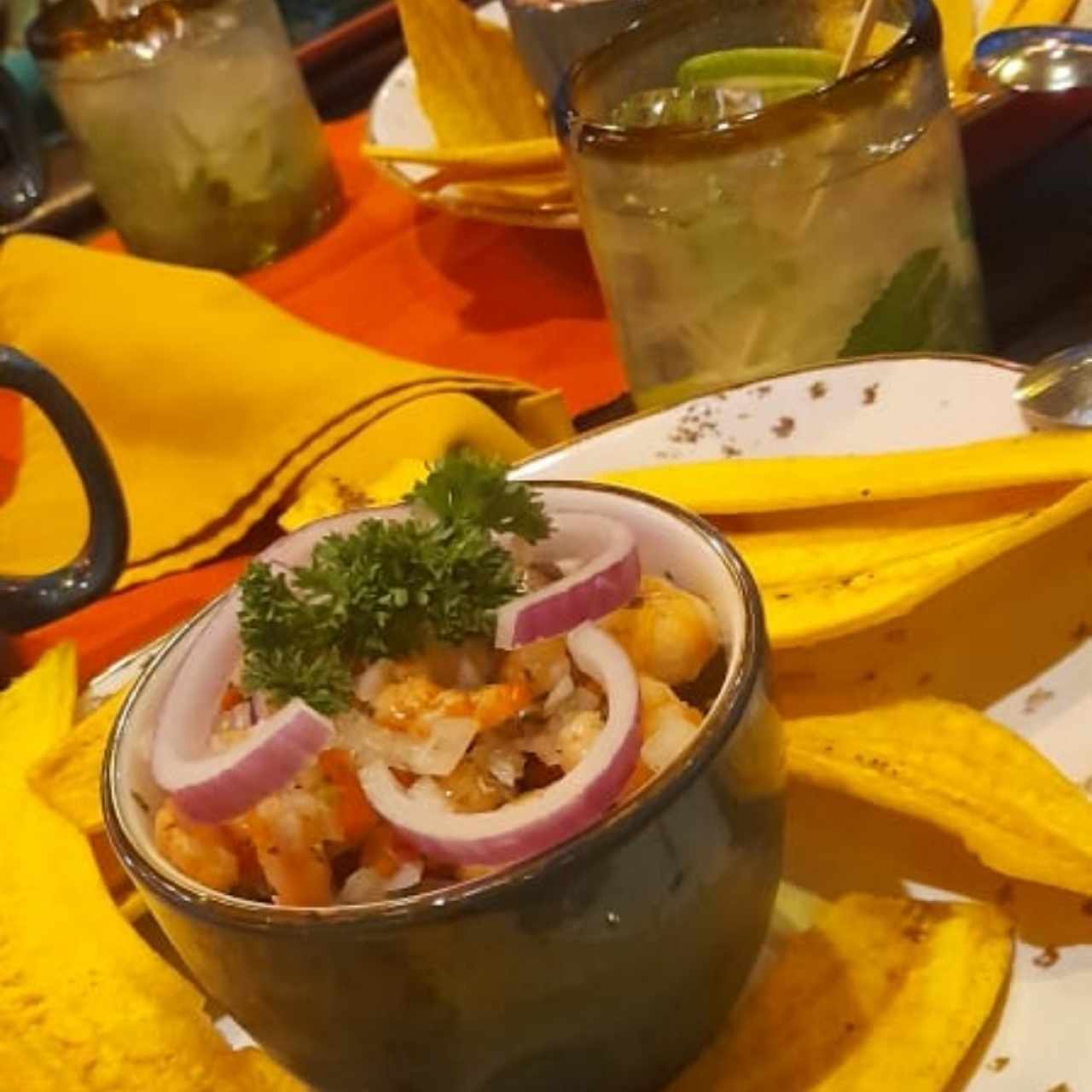 Entradas - Ceviche de Camarón