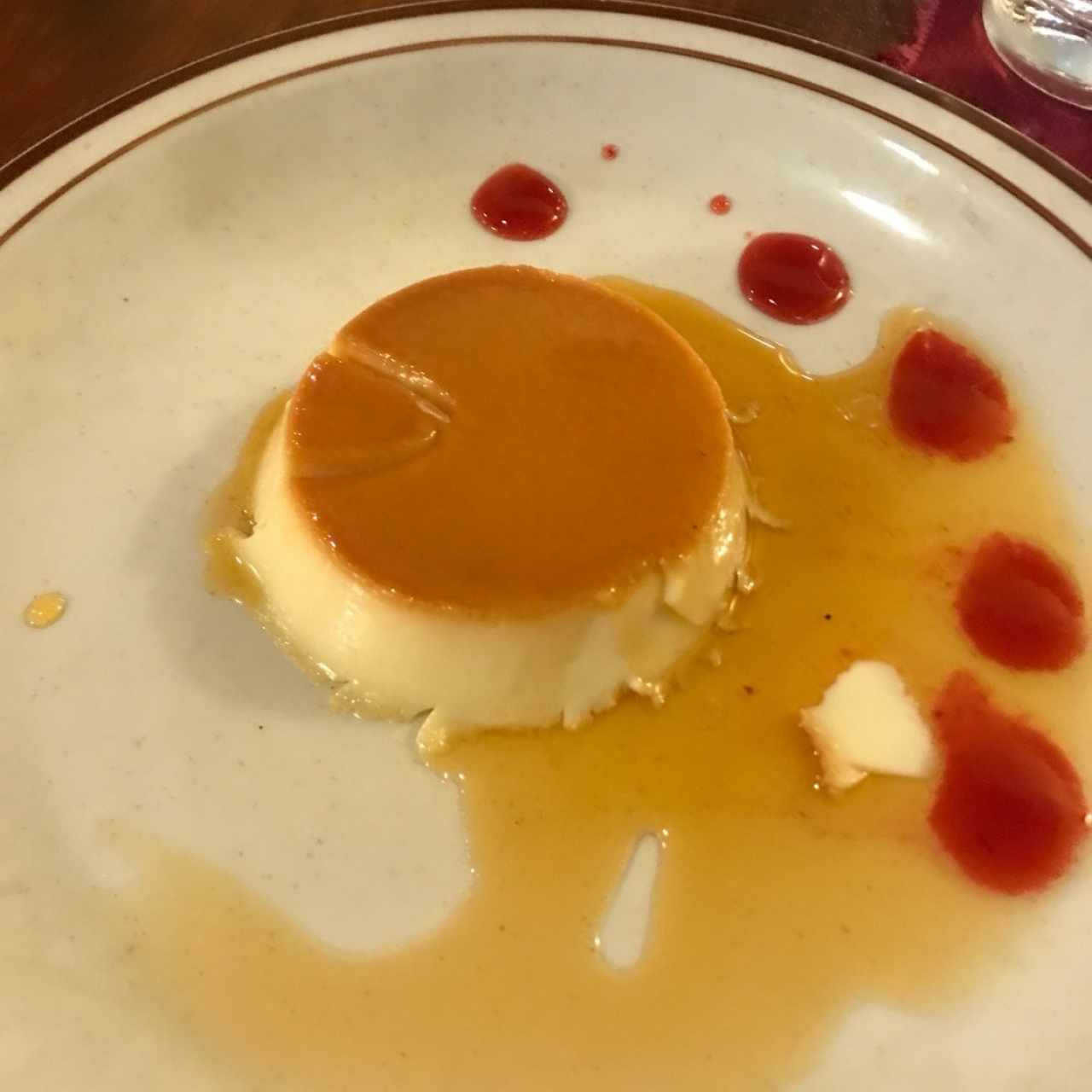 Flan de la casa