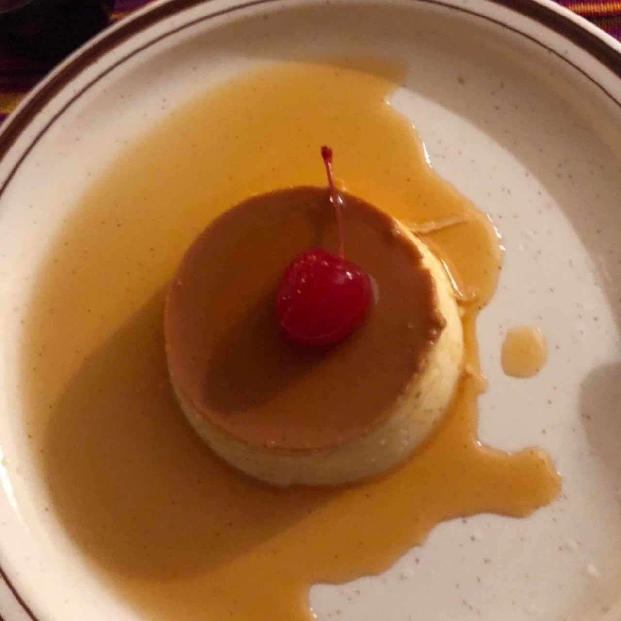 Flan de la casa