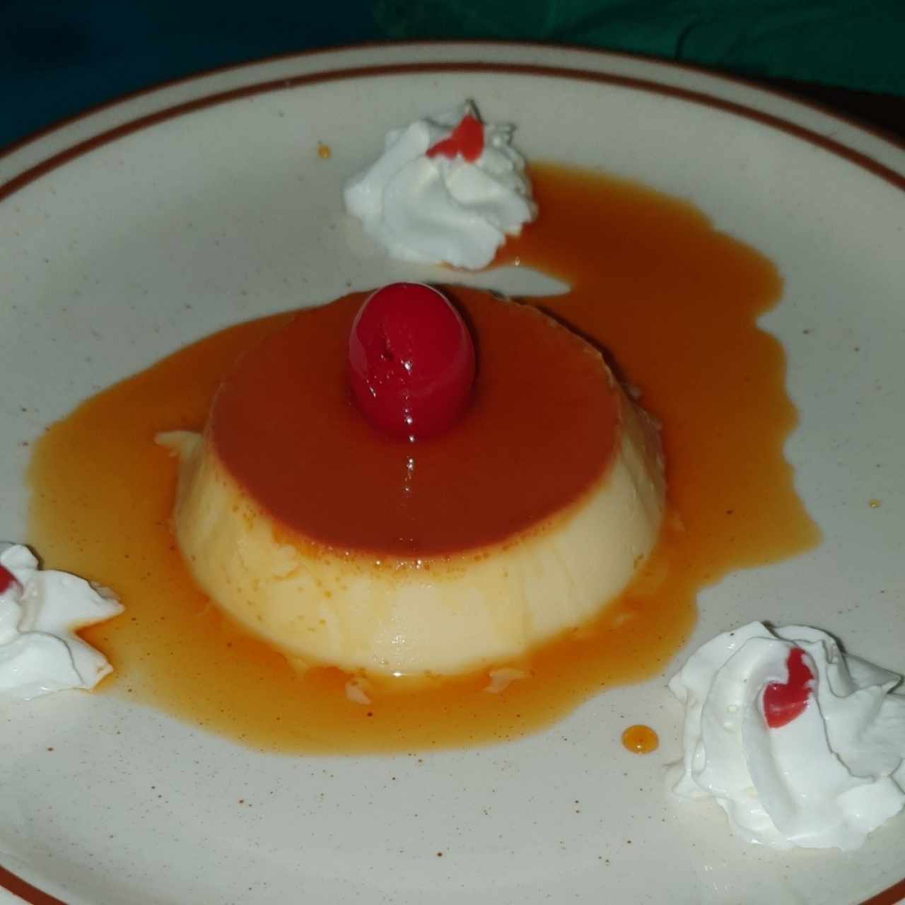 Flan de la casa