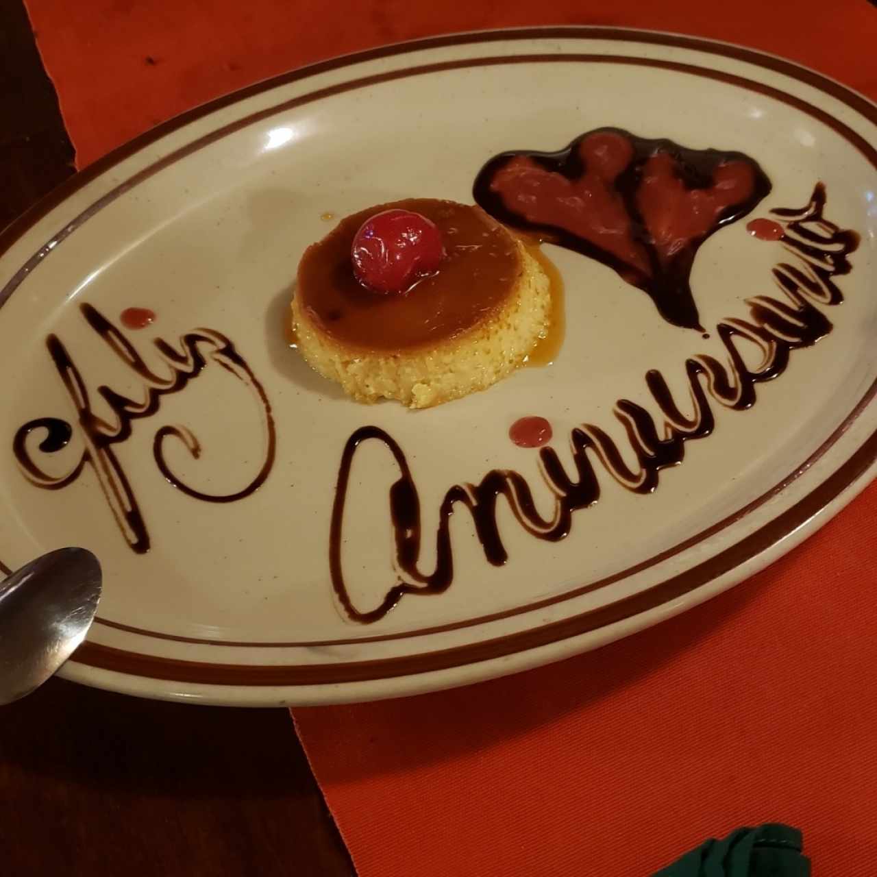 Flan de la casa