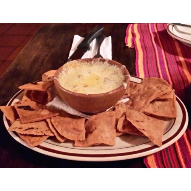 Queso Fundido: Con Chorizao O Champiñones