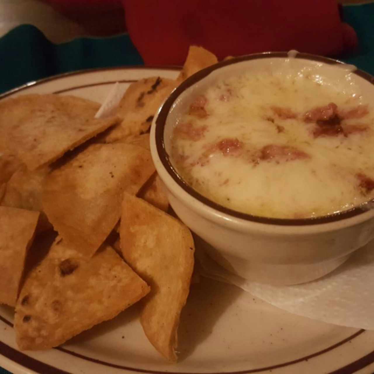 Queso Fundido con chorizo