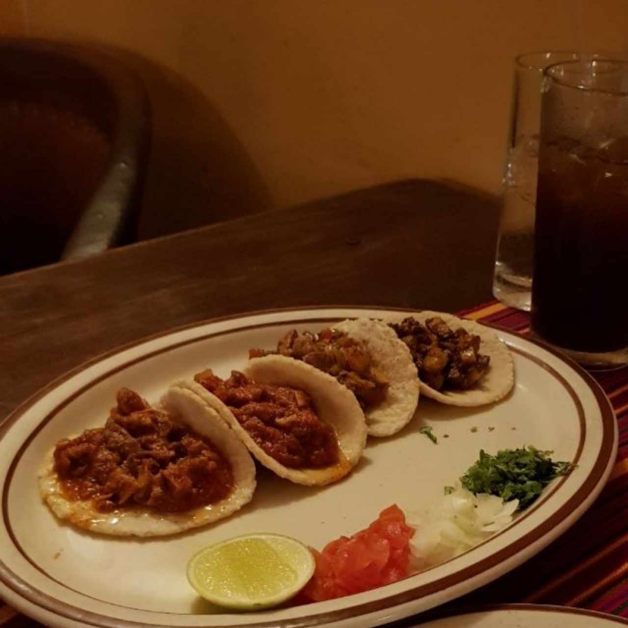 Res o Pollo o Cochinita Pibil o Al pastor o camarón