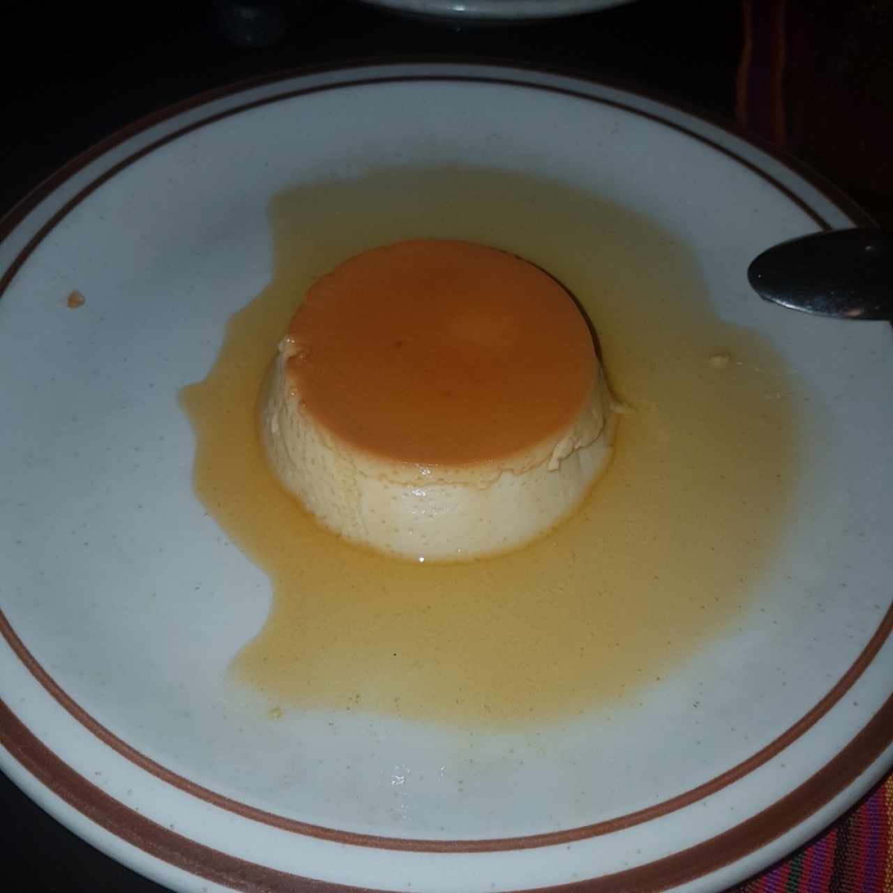 Flan de la casa