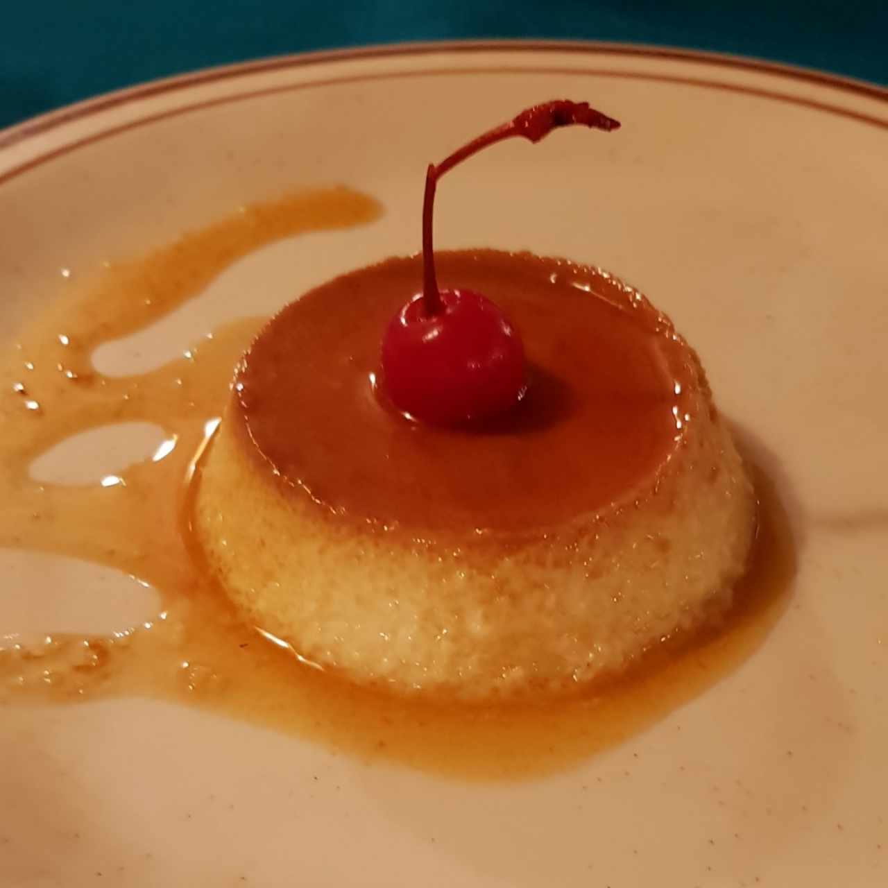 Flan de la casa