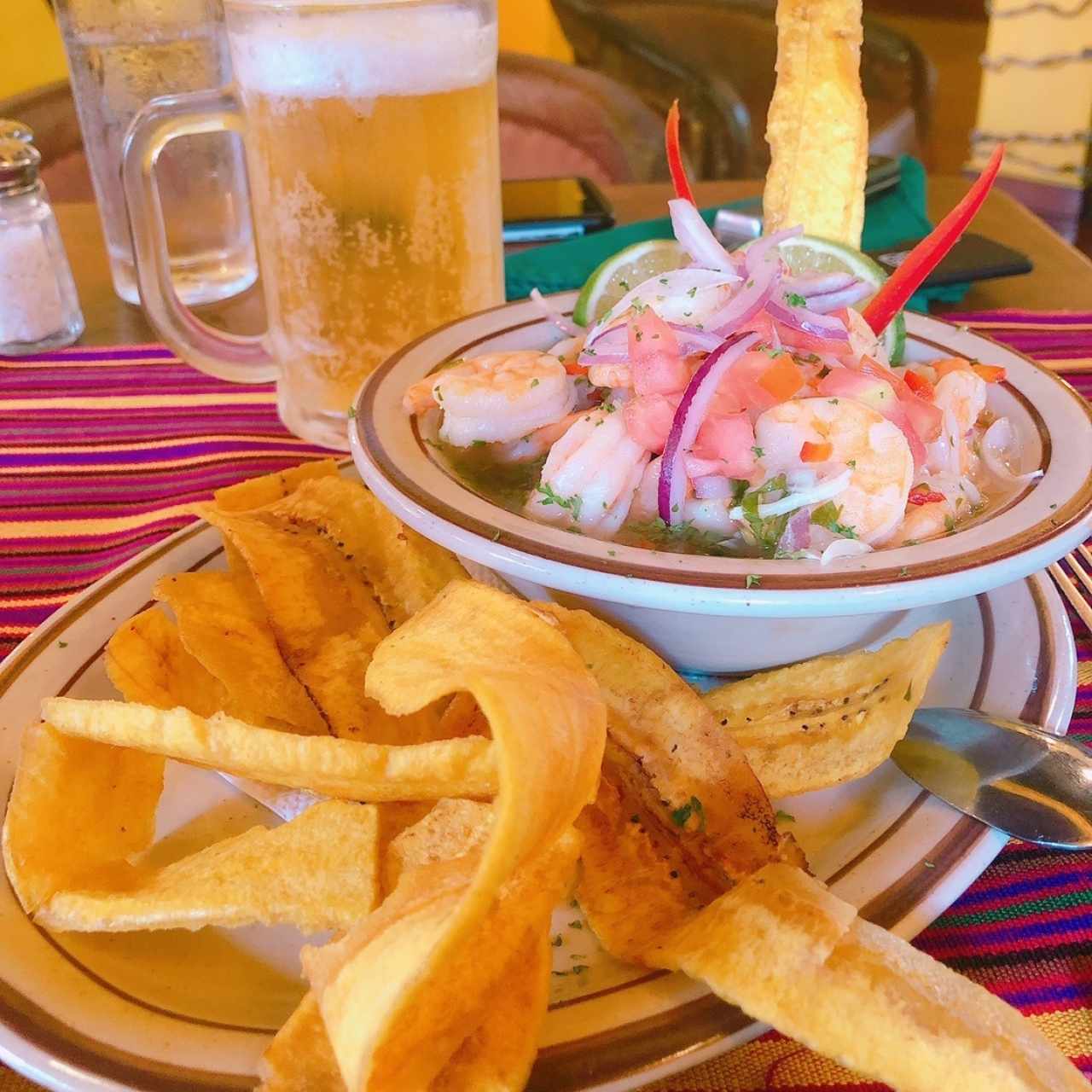 cebiche de camarones