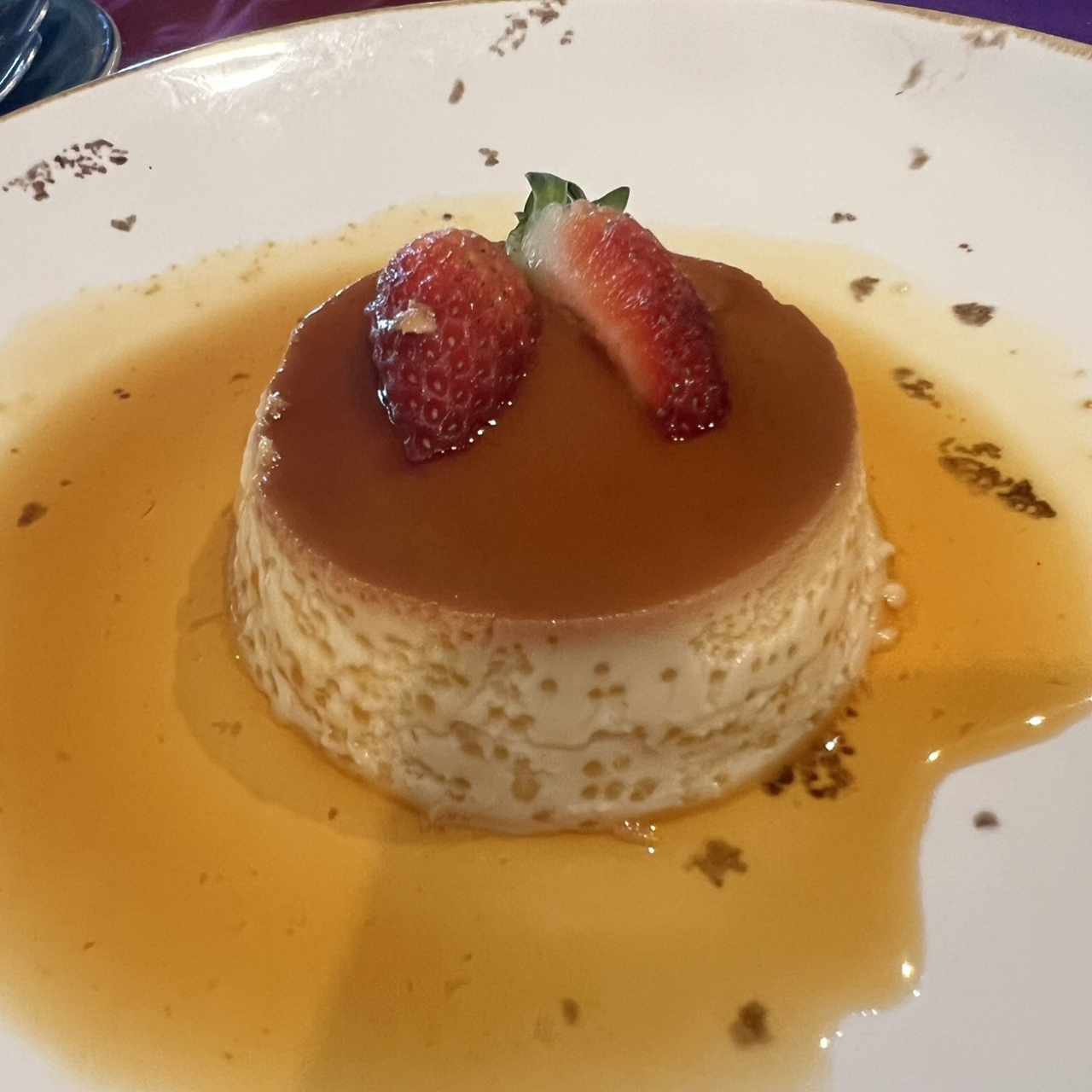 Flan de la casa