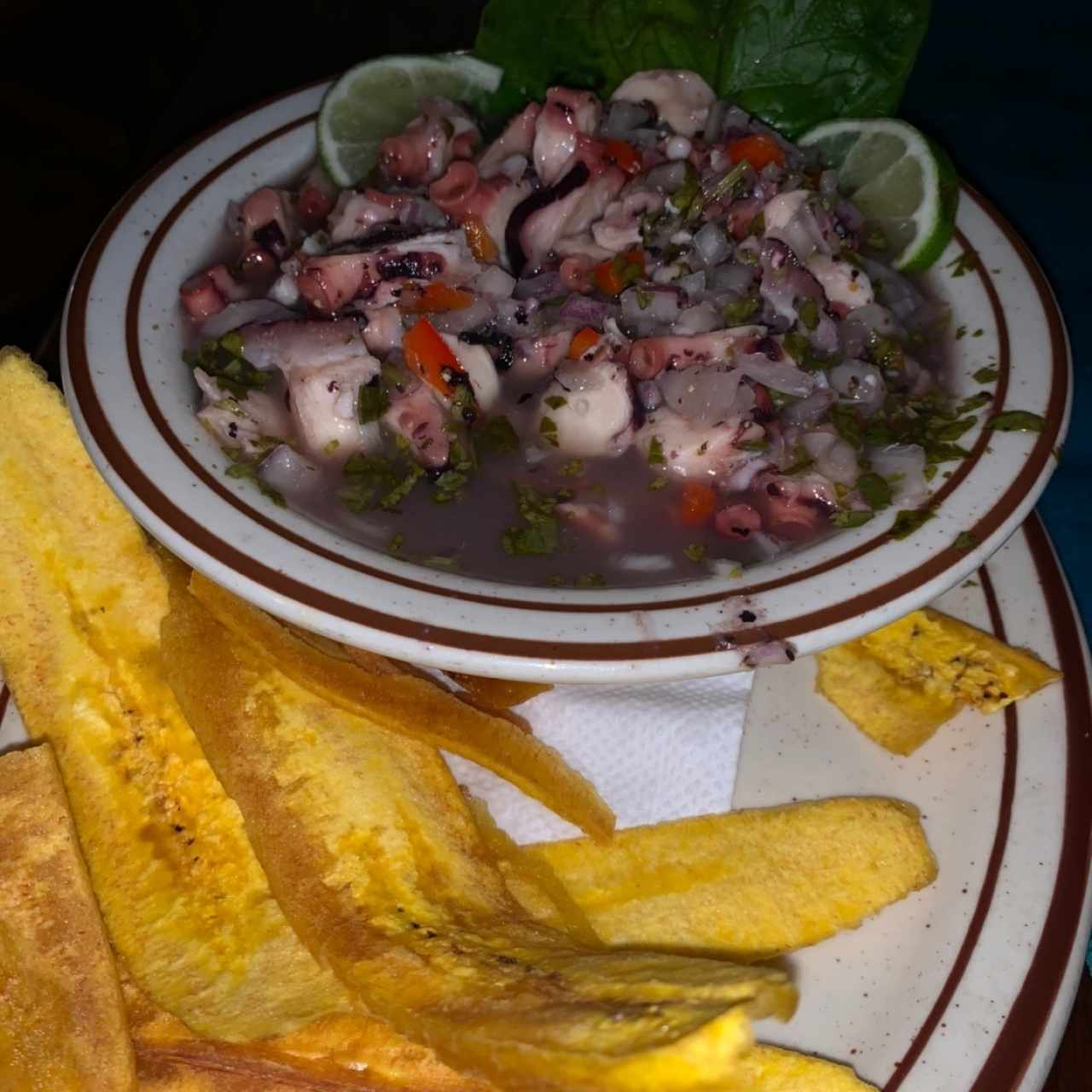 Entradas - Ceviches de Pulpo