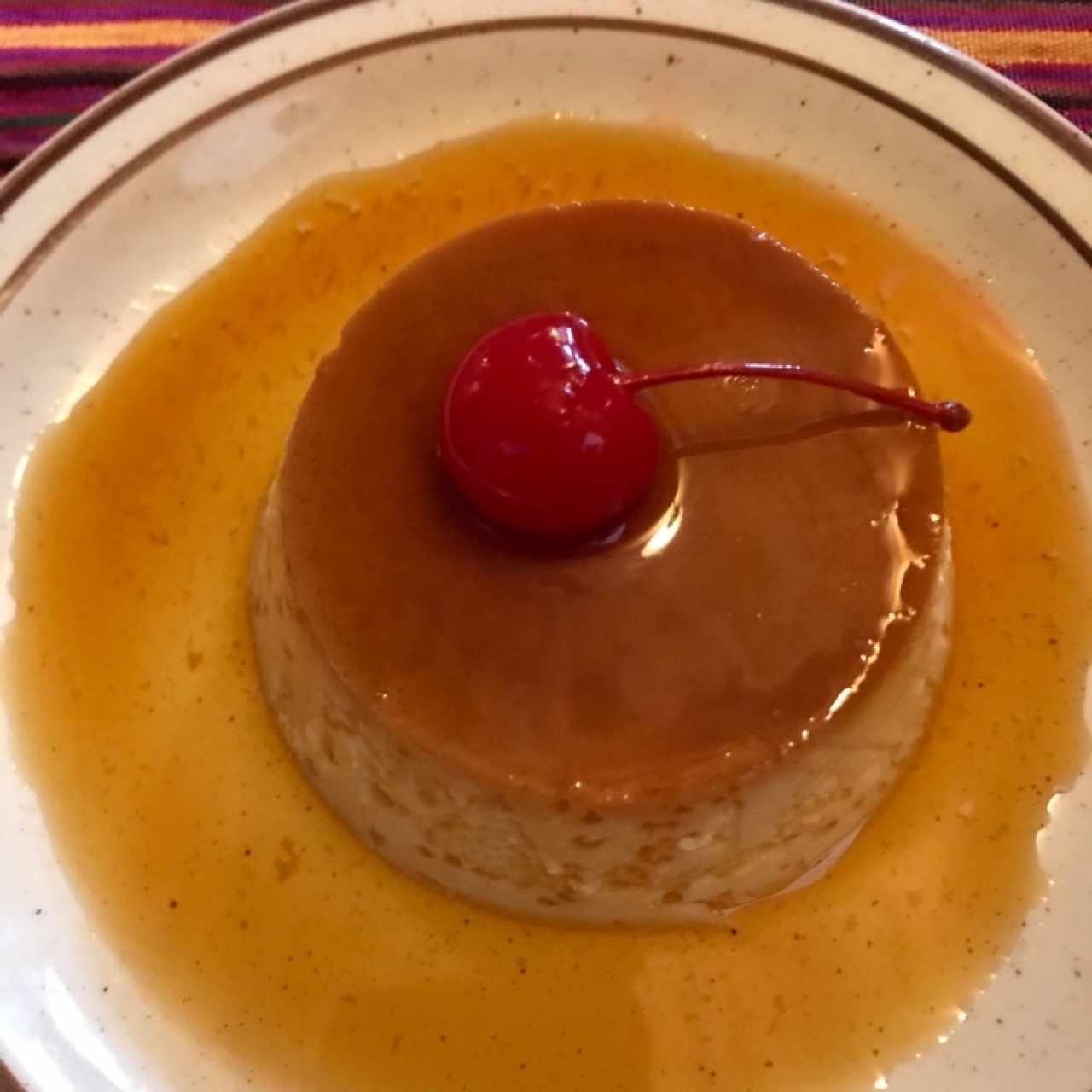 Flan de la casa