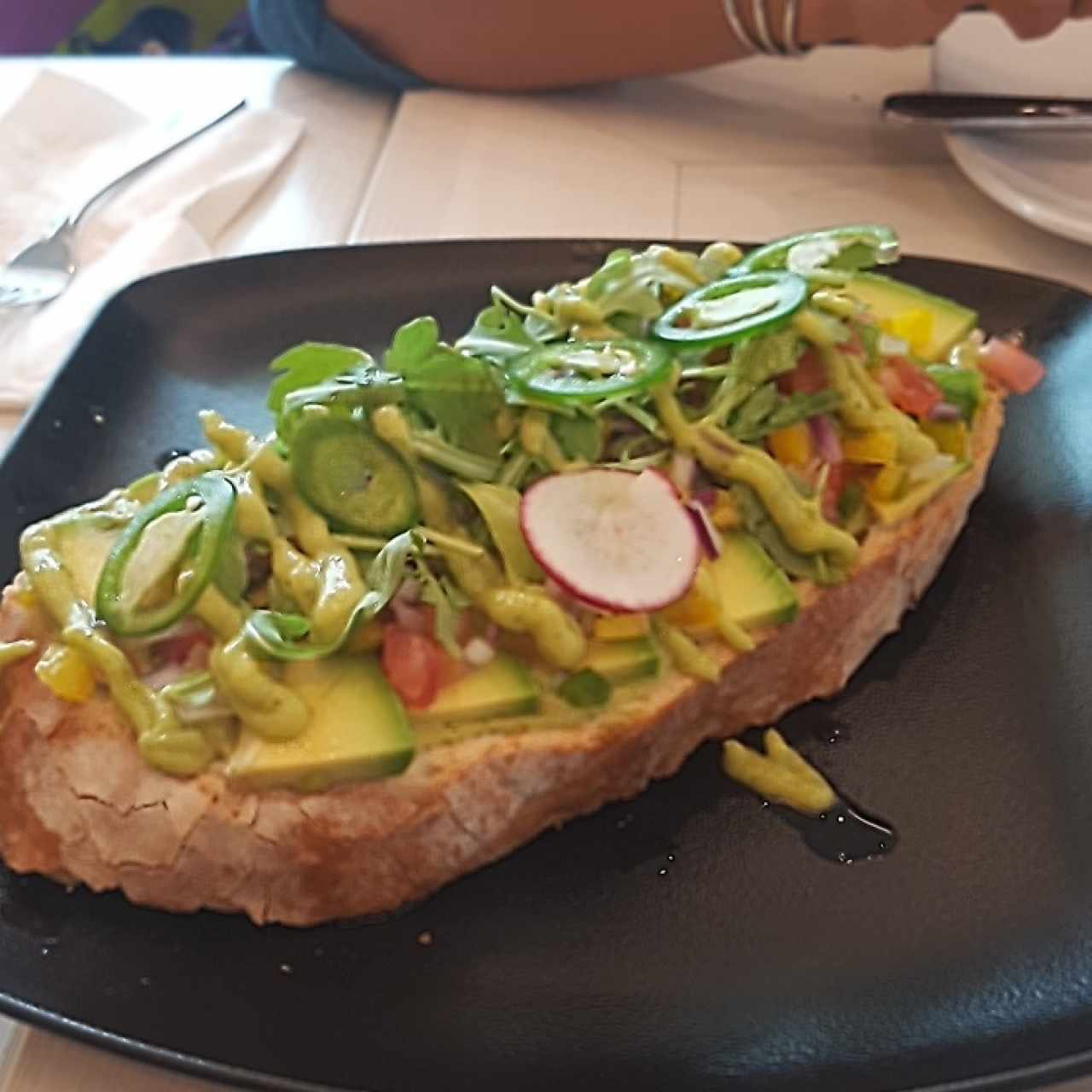 bruschetta de aguacate