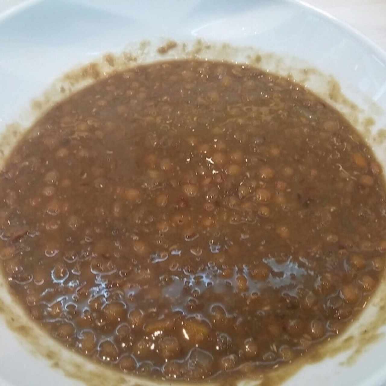 sopa de lentejas