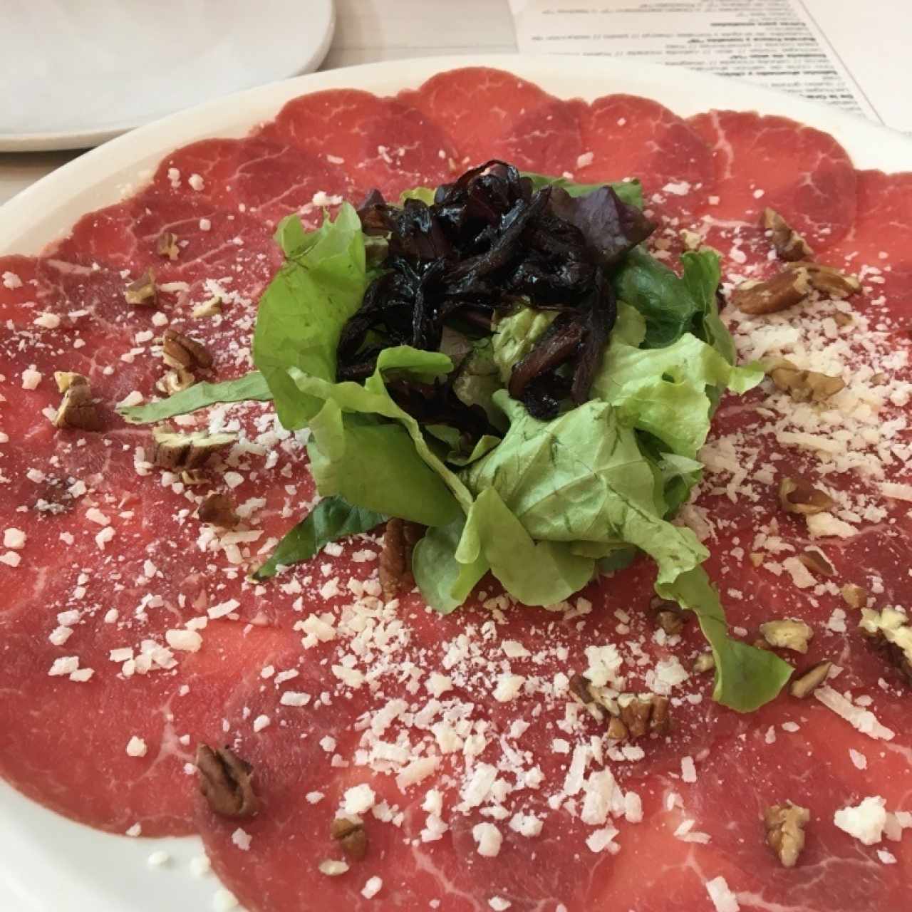 Carpaccio de res