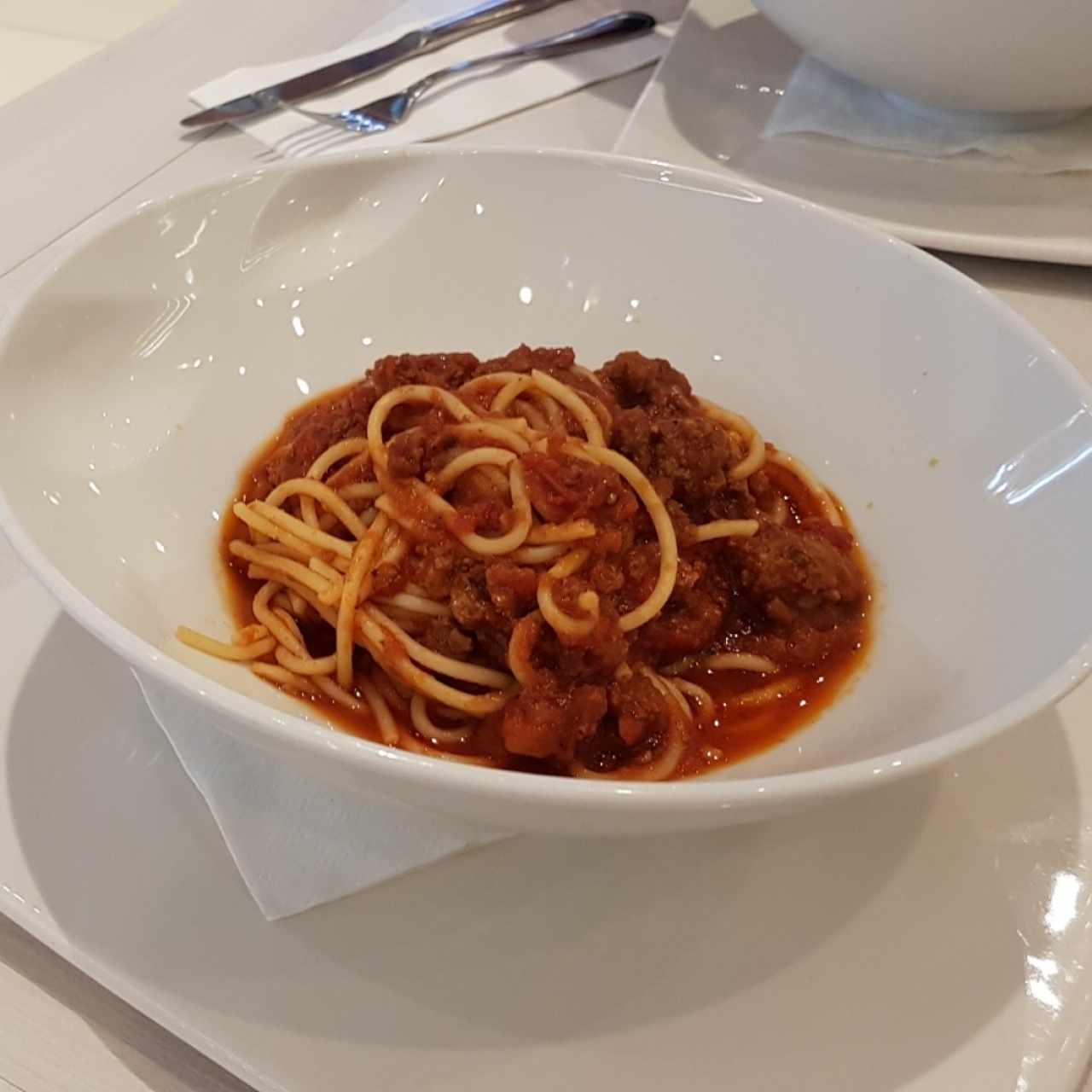 pasta bolognese niños 